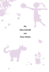 Prinzessin Widmungsseite 2